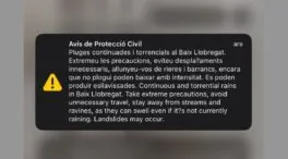 Enfado en Cataluña por recibir la alerta del clima en catalán e inglés: «Falta gestión nacional»