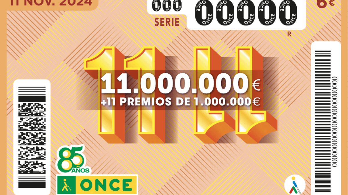 Descubre el número ganador en el Sorteo Extraordinario del 11 del 11 de la ONCE