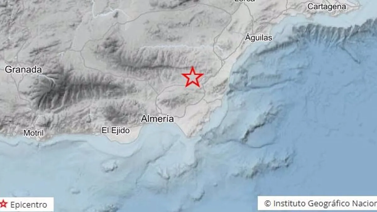 Un terremoto de magnitud 2,8 en Sorbas sacude varios municipios cercanos de Almería