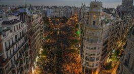 Una marcha multitudinaria reclama en Valencia la dimisión de Mazón por su gestión de la DANA