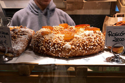 Roscón de Reyes de la pastelería Cientotreintagrados, Madrid: (Cientotreintagrados)