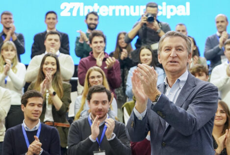 Feijóo le espeta a Sánchez: «Aguanta, Pedro, porque te vamos a echar democráticamente»