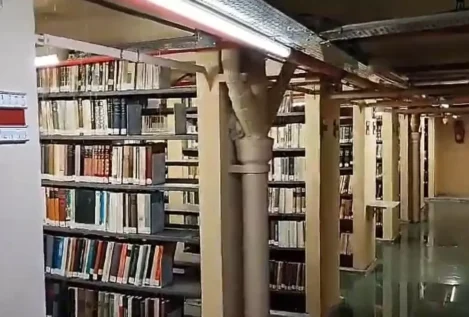 Un original de Gómez de la Serna, afectado por las últimas goteras de la Biblioteca Nacional