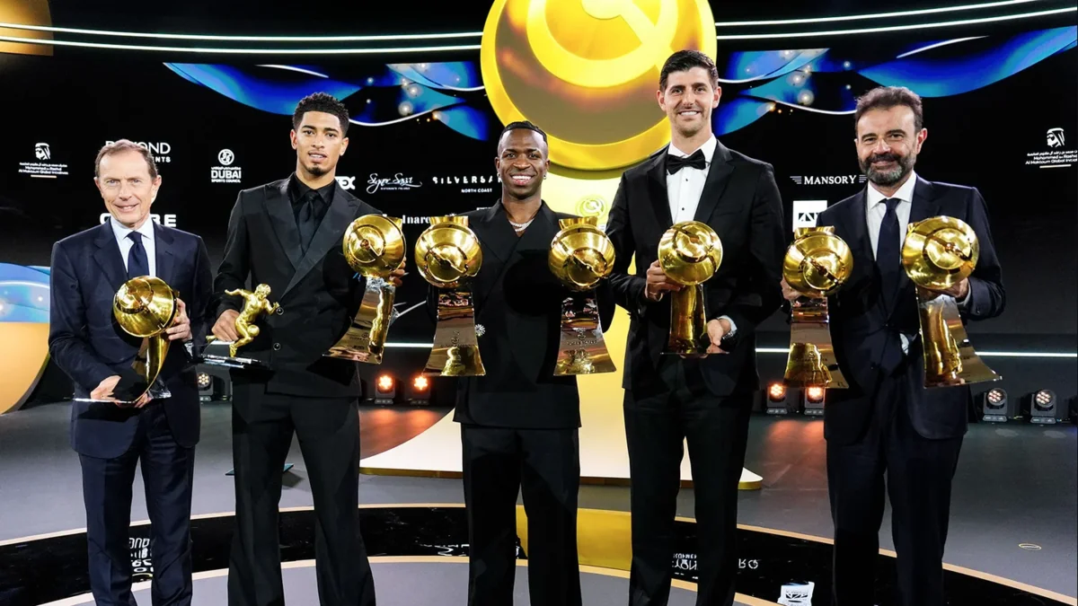 El Real Madrid y Vinicius también arrasan en los Globe Soccer Awards de Dubái