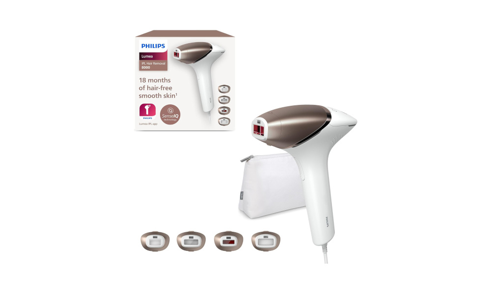 Depiladora de luz pulsada Philips Lumea 8000