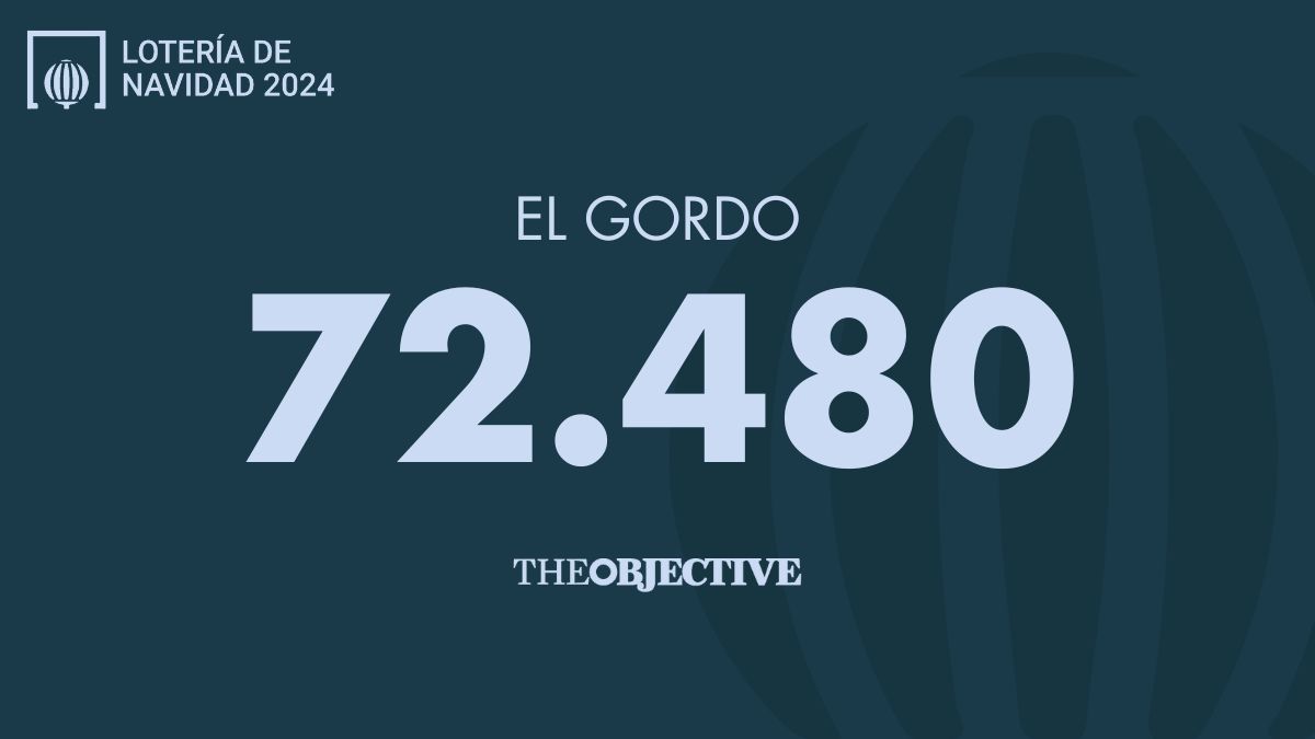 72.480: Gordo de la Lotería de Navidad 2024