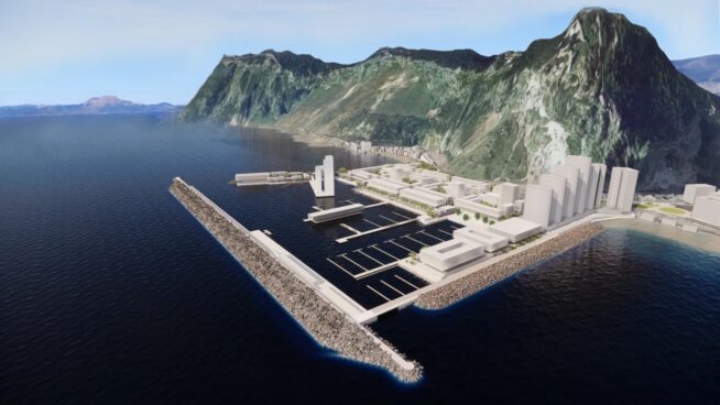 Exteriores y Gibraltar chocan por la soberanía de las aguas en las obras de un proyecto de lujo