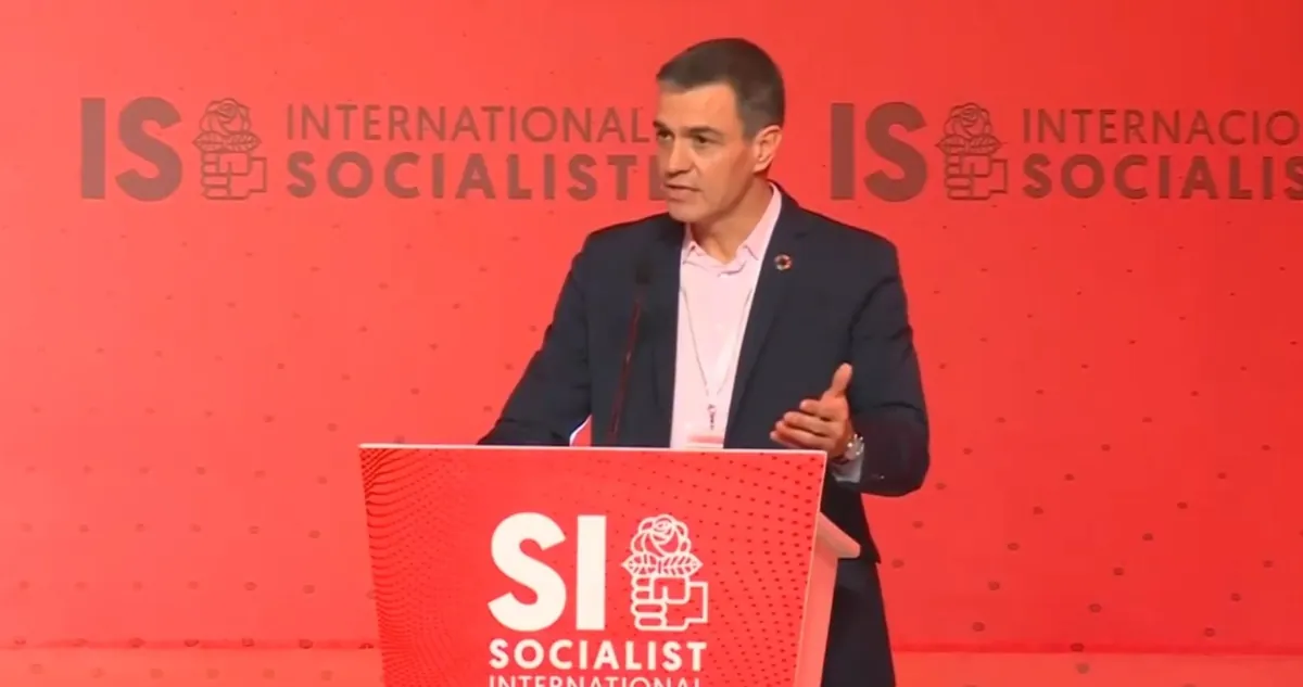 Sánchez, en la Internacional Socialista: «La derecha acepta y copia discursos extremistas»