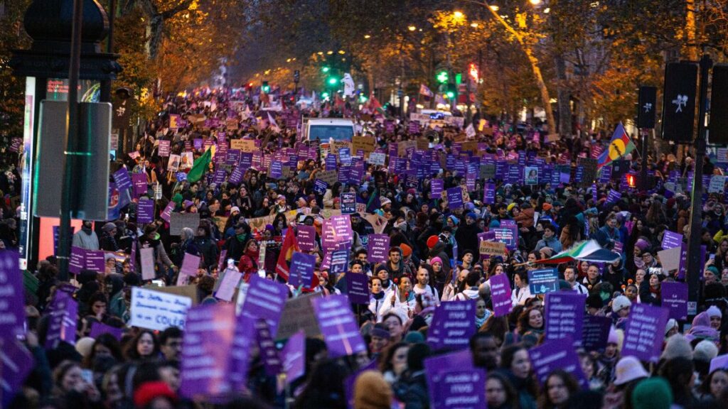 Una de las manifestaciones en París como protesta ante este caso: Telmo Pinto (EP)