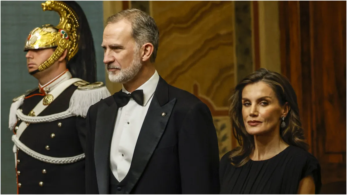 La cena de gala de los Reyes, al detalle: el truco de Letizia para no beber alcohol y su brazalete