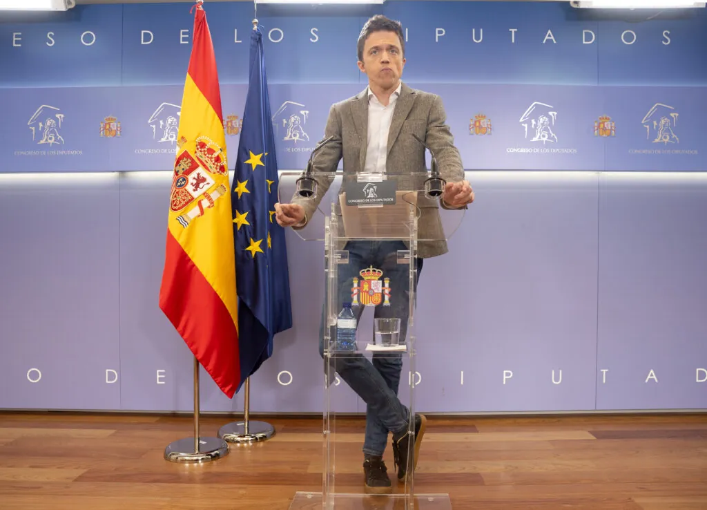 Iñigo Errejón, en el Congreso de los Diputados, el 27 de febrero de 2024