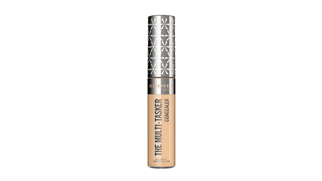 Corrector de ojeras The Multi-Tasker Concealer de Rimmel London. (PVP: 4.95€) para maquillaje blindado