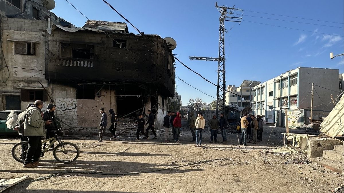 Mueren cinco reporteros en un ataque israelí frente a un hospital en Gaza