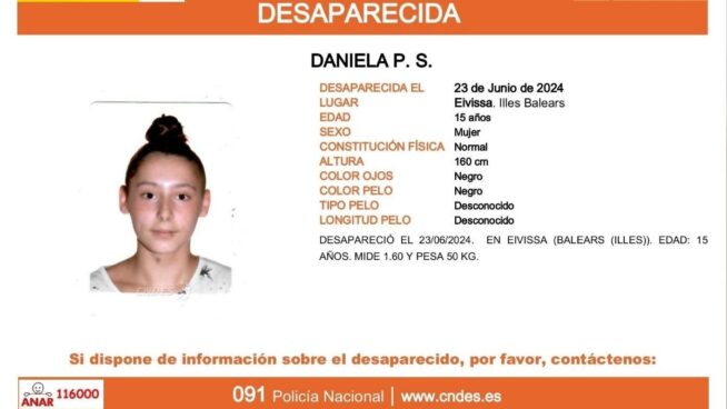 Buscan a una menor de 15 años desaparecida desde el pasado junio en Ibiza