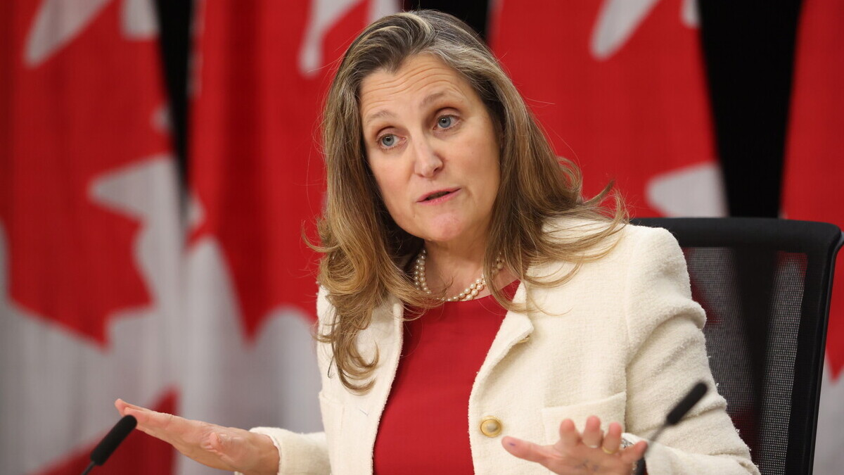 Dimite la ministra de Finanzas de Canadá por discrepancias con Trudeau en materia fiscal