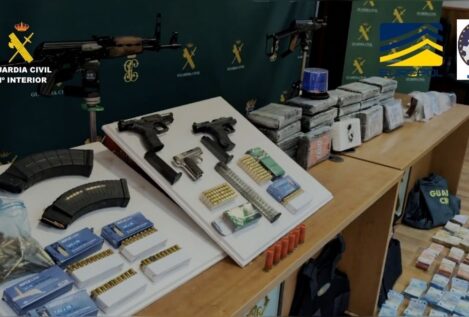 Intervienen armas de guerra y 4.000 kilos de droga en una operación contra el narcotráfico