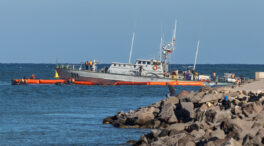 Marruecos solicita oficialmente ayuda a España para reflotar su patrullera encallada en Melilla