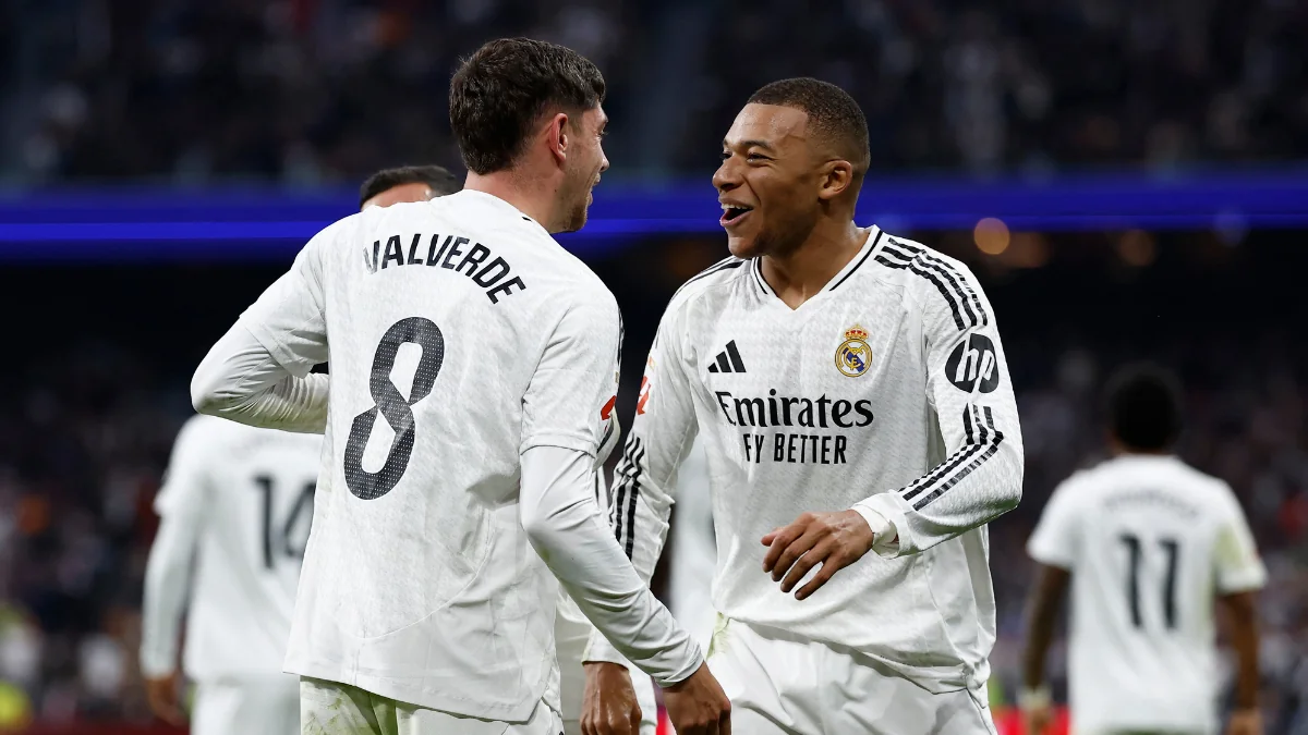 Exhibición de golazos del Madrid: Mbappé y Valverde dan el triunfo en el adiós a Navas