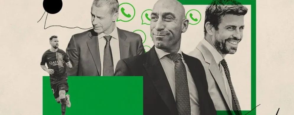 Un juez español abre una causa contra Messi, Piqué, Rubiales y Ceferin por corrupción