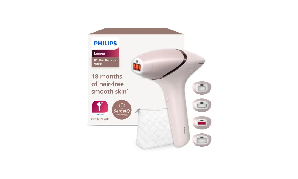 Depiladora de luz pulsada Philips Lumea Serie 9000