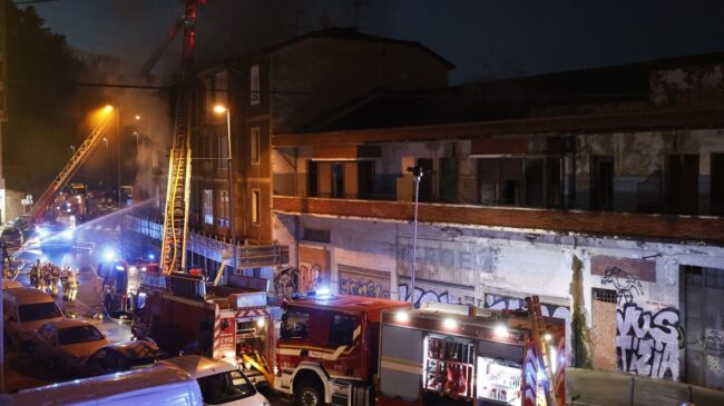 Un hombre muere al saltar de un edificio en llamas en Basauri (Vizcaya)