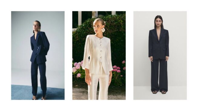 Trajes con hombreras: la tendencia que verás en Inditex, Lady Pipa y Redondo Brand