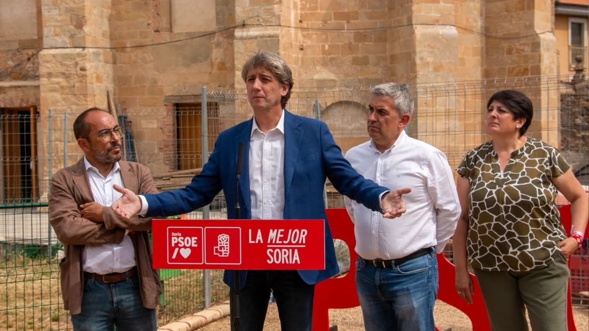 El alcalde de Soria confirma su candidatura a liderar el PSOE de Castilla y León