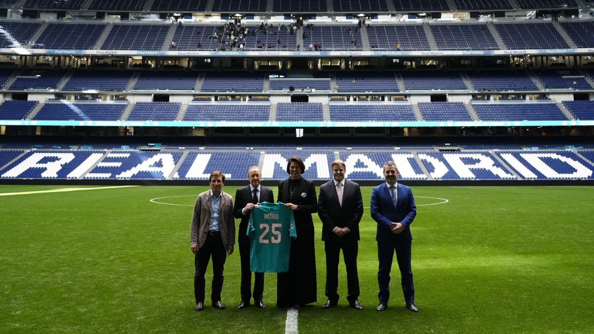 Los Miami Dolphins jugarán en el Bernabéu en 2025 en el estreno de la NFL en España