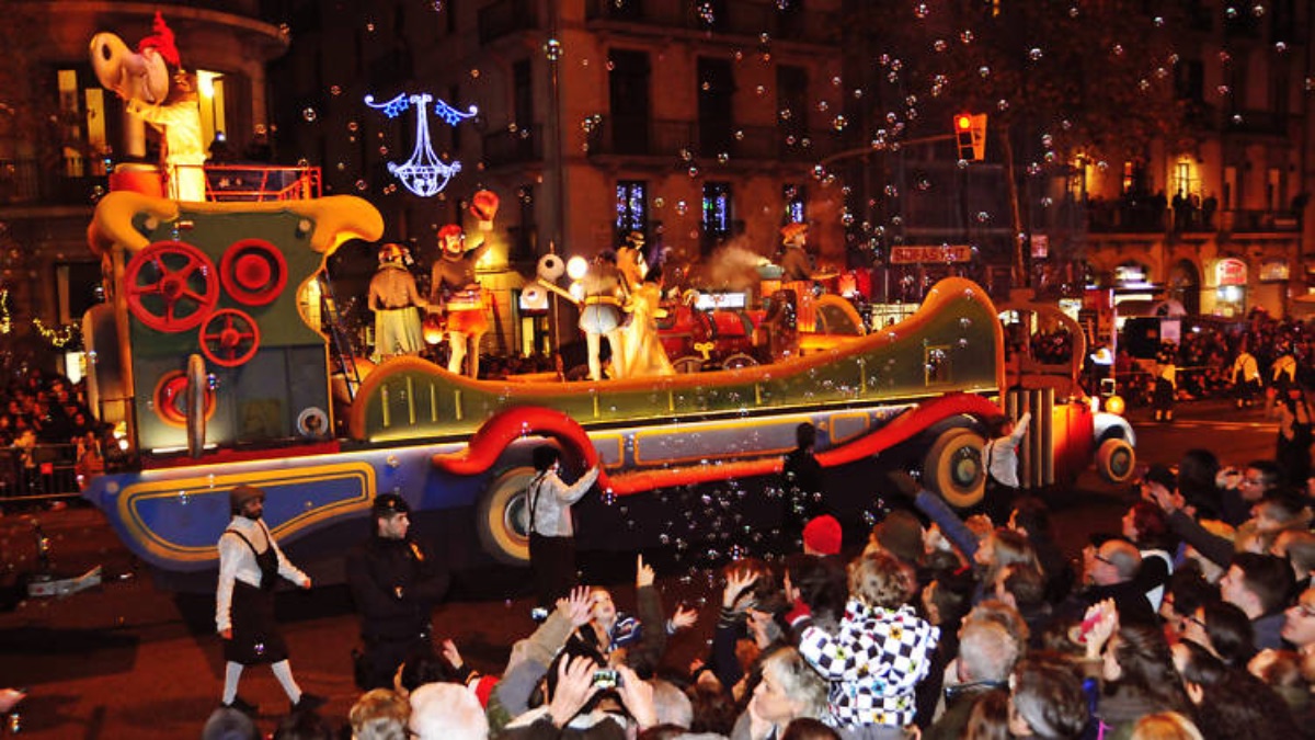 ¿Cuál es el itinerario de la cabalgata de los Reyes Magos de Barcelona?