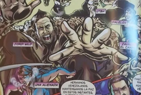 Maduro publica un cómic de 'Super Bigote' con Jordi Wild como enemigo de Venezuela