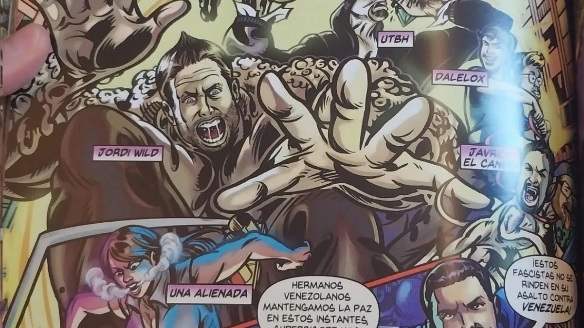 Maduro publica un cómic de ‘Super Bigote’ con Jordi Wild como enemigo de Venezuela