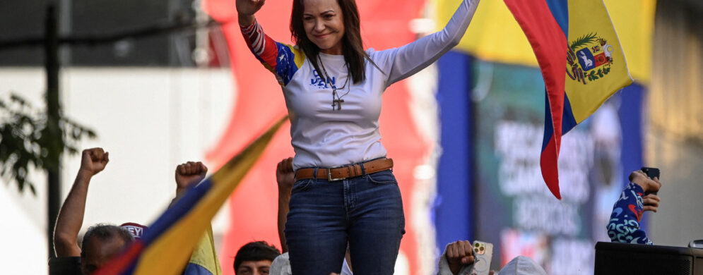 María Corina Machado, en libertad tras haber sido detenida por agentes del régimen