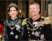 Cena de gala para empezar el año nuevo: los reyes Federico y Mary de Dinamarca al frente