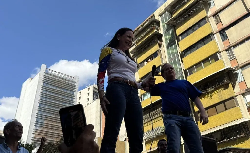 Las marchas a favor de Edmundo González, en directo | María Corina Machado, «violentamente interceptada» tras su reaparición en Caracas