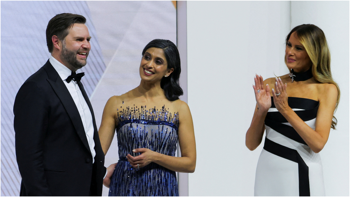 Usha Vance, la otra protagonista de la toma de posesión de Trump: su estilo e historia de amor