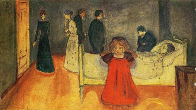 Niños junto a la muerte