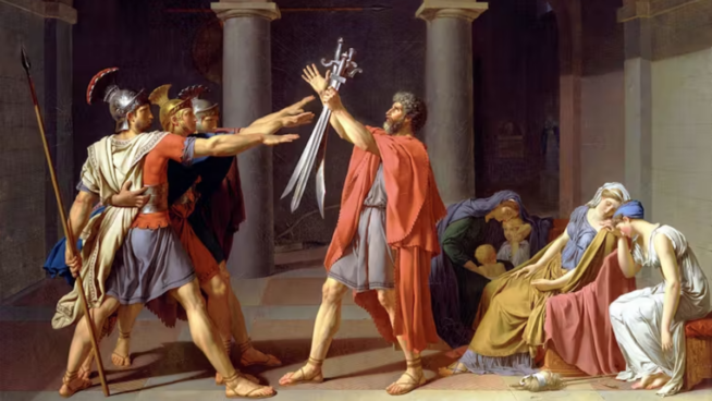 El 'saludo romano' jamás existió