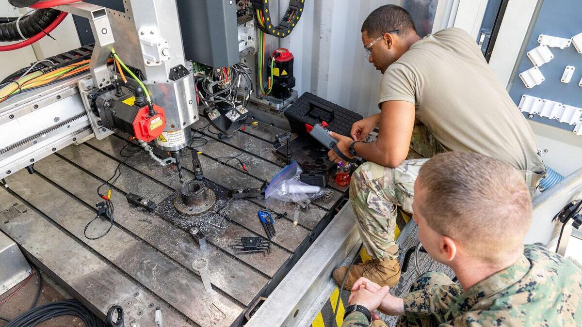 Una tecnología española repara buques de la Armada estadounidense mientras navegan