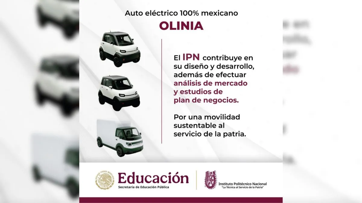 El Gobierno de México presenta su propio fabricante de minivehículos eléctricos: Olinia