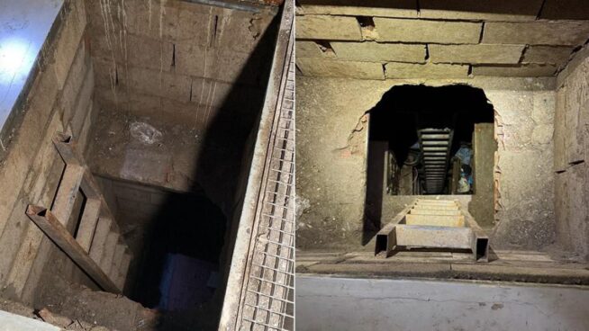Marruecos halla la entrada del narcotúnel de Ceuta en una vivienda de una zona militar