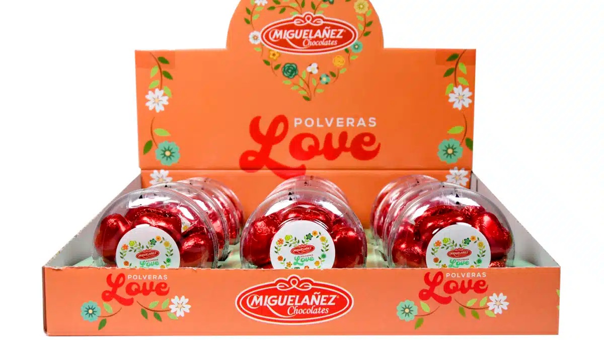 Alertan de presencia de gluten en chocolatinas ‘Polvera Love’ con la etiqueta «sin gluten»