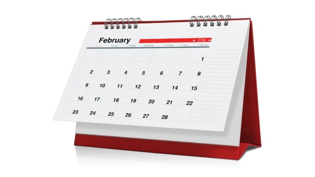 Calendario : (Canva)