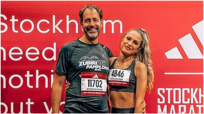 Aritz, el marido de Verdeliss que le apoya en su reto: abogado, 'maratoniano' y su trabajo actual