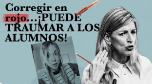 Corregir en rojo... ¡puede traumatizar a los alumnos!