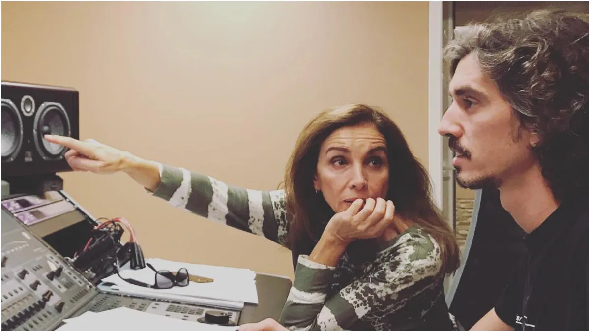 David, el hijo de Víctor Manuel y Ana Belén que es productor musical y ha hecho gira con Serrat