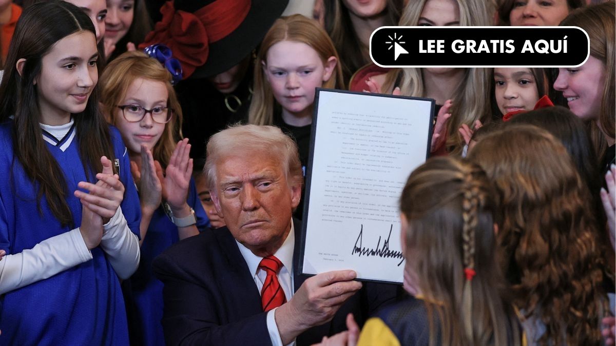 Trump firma un decreto para impedir a las mujeres trans competir en deportes femeninos