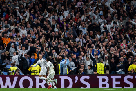La UEFA amenaza con el cierre del Bernabéu por el comportamiento de la grada ante el City