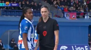 Mapi León niega que tocase a la jugadora del Espanyol y asegura que le dijo «qué te pasa»