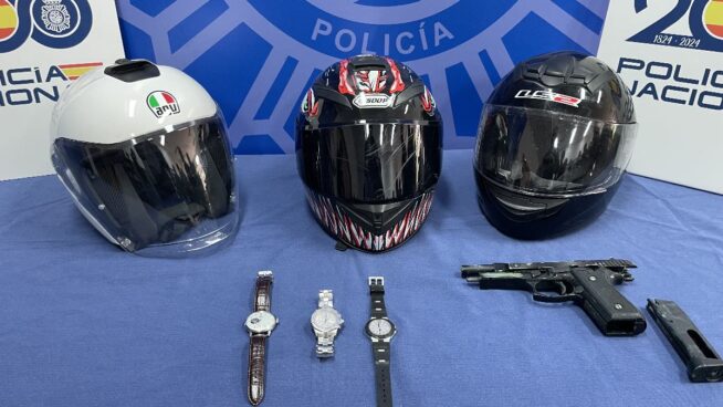 La Policía tumba a la banda que robaba relojes de lujo a punta de pistola en Madrid