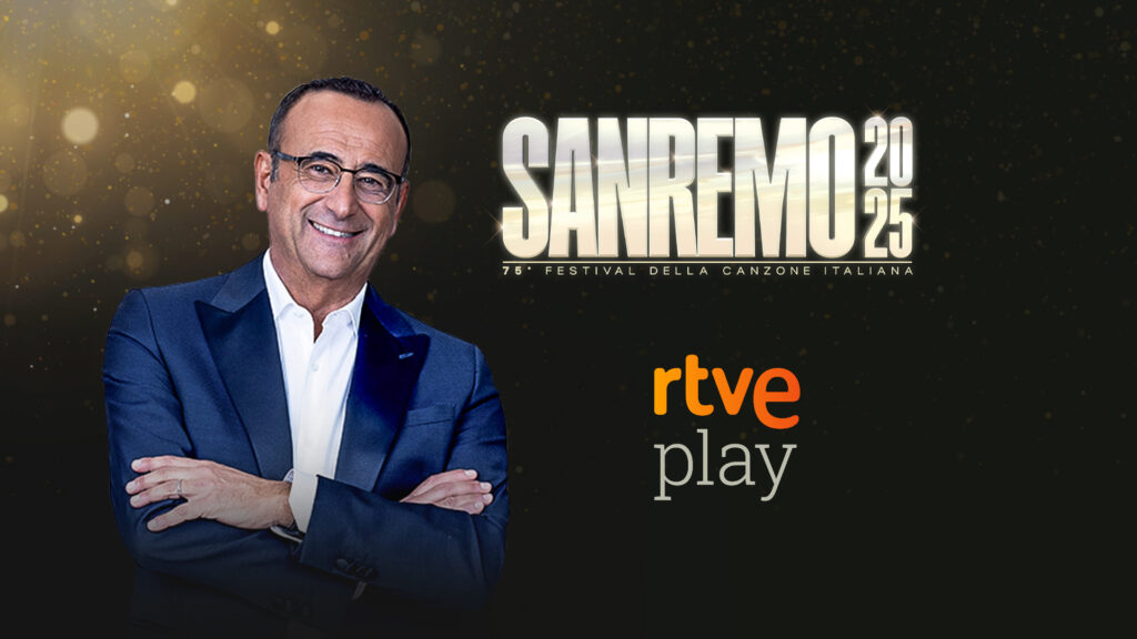 El presentador del festival de San Remo 2025: (Canva)